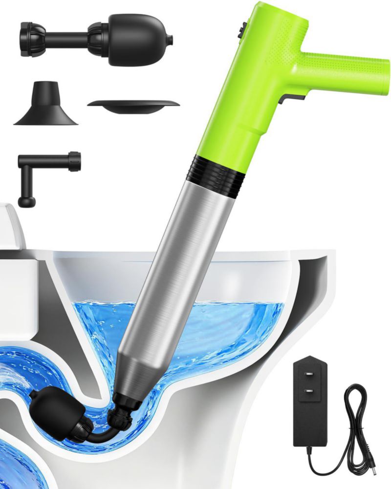 Desatascador Eléctrico Ublue 4‑en‑1 de Alta Presión
