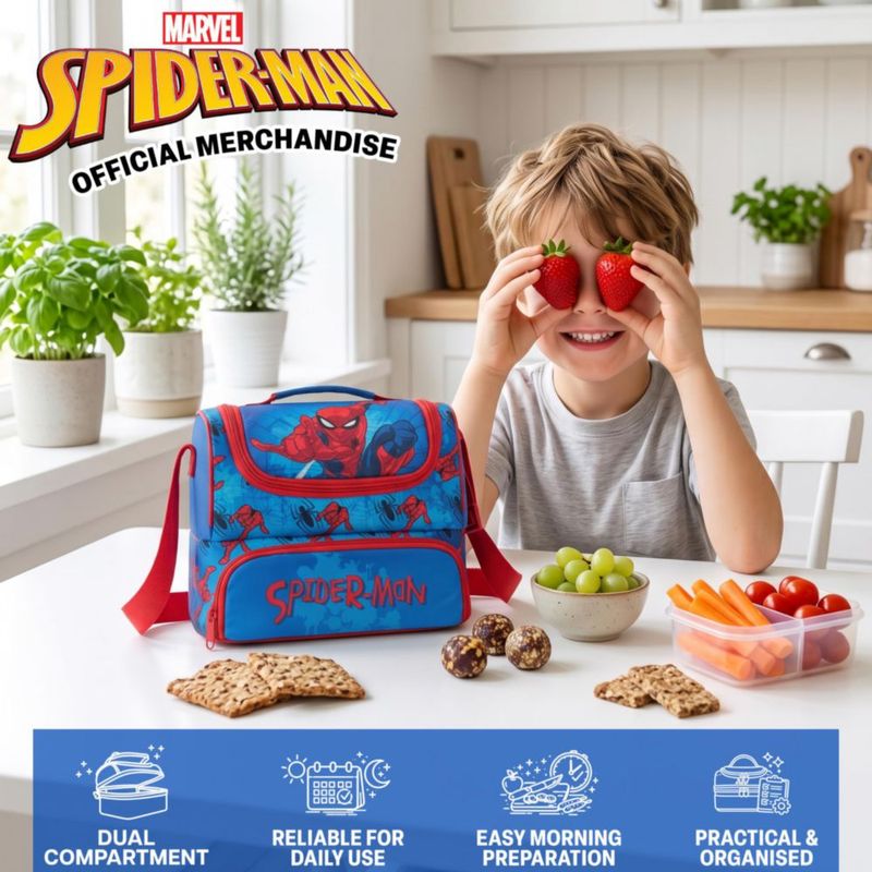 Lonchera Get Trend Spider-Man Aislada de 2 Compartimentos