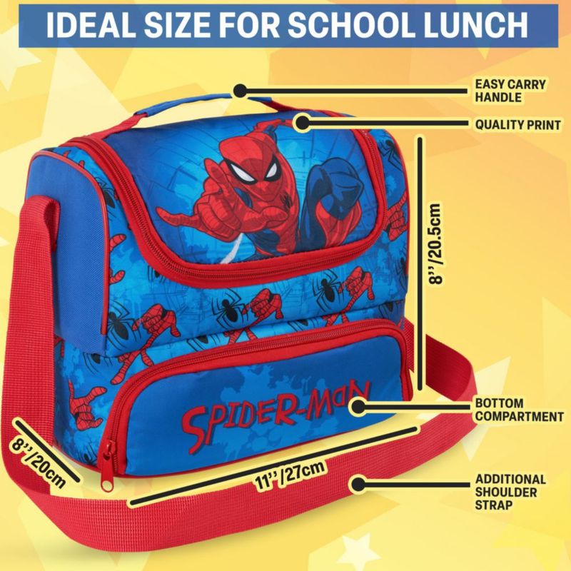 Lonchera Get Trend Spider-Man Aislada de 2 Compartimentos