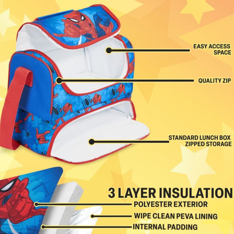 Lonchera Get Trend Spider-Man Aislada de 2 Compartimentos