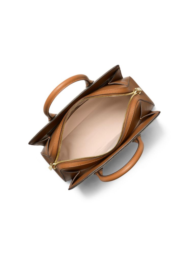 Bolso Satchel Michael Kors Mediano Vanilla/Acorn