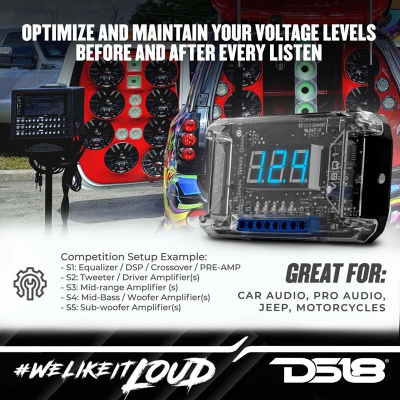 Voltímetro DS18 VSQ1 Secuenciador de Protección de Voltaje