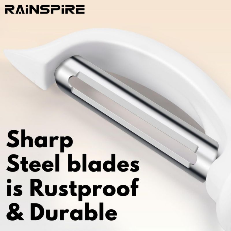 Pelador de Verduras Rainspire 20 cm Blanco (1 unidad)