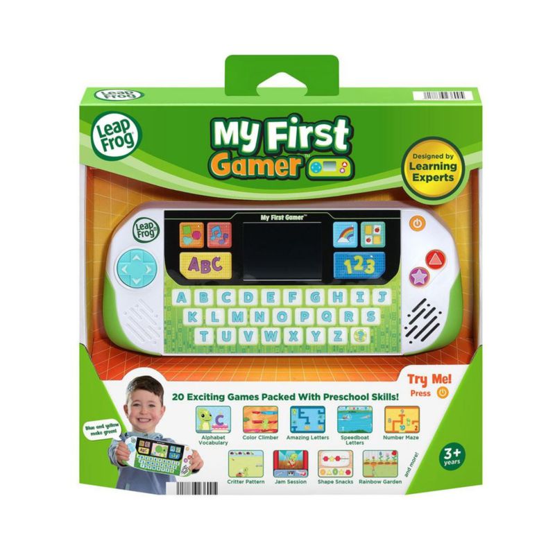 LeapFrog My First Gamer Preschool – Juego de video portátil para preescolar