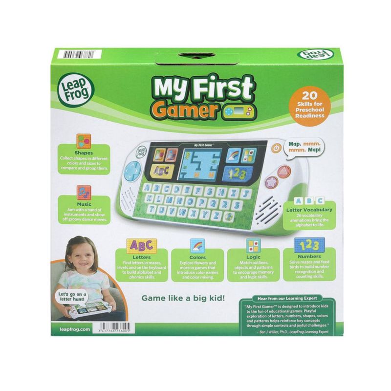 LeapFrog My First Gamer Preschool – Juego de video portátil para preescolar