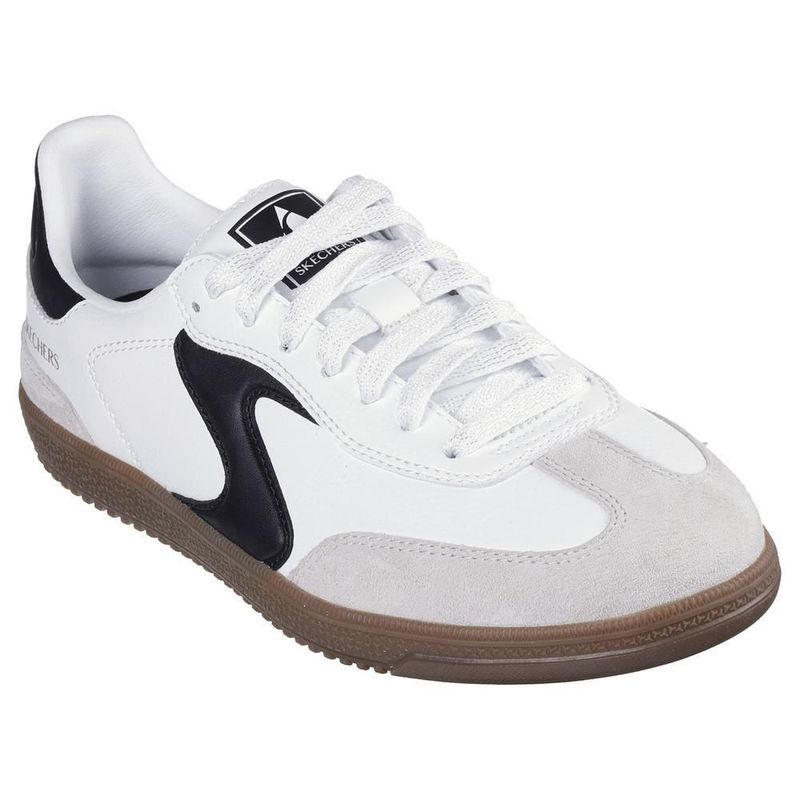 Tenis skechers court classis blanco para dama 185232wbk