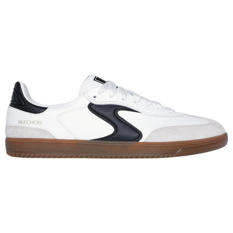 Tenis skechers court classis blanco para dama 185232wbk