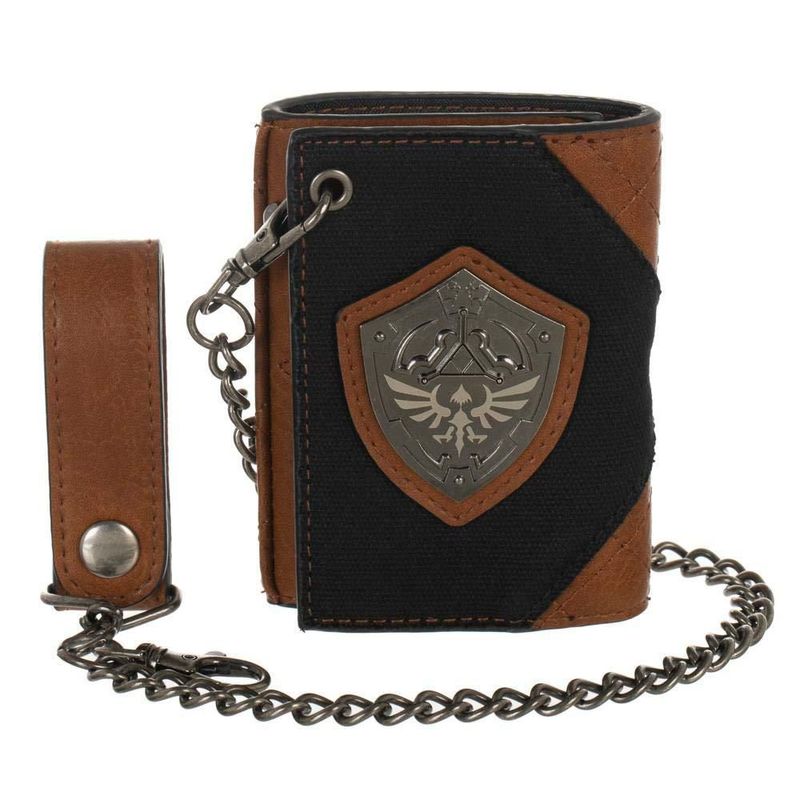 BILLETERA Bioworld Zelda Escudo Hylian 23 cm x 11 cm