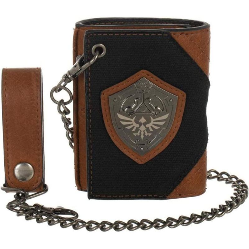 BILLETERA Bioworld Zelda Escudo Hylian 23 cm x 11 cm