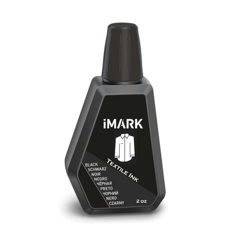 Tinta líquida iMARK 59 ml negro para tejidos