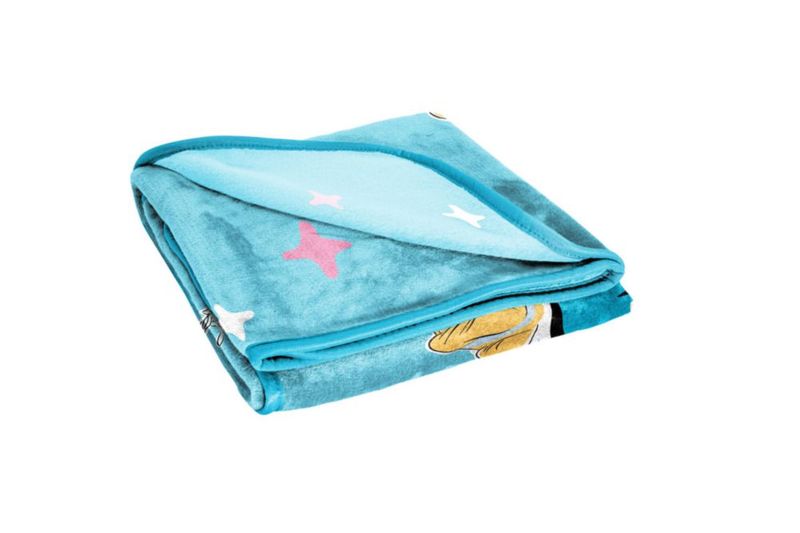 Manta decorativa Jay Franco 102x127 cm Cenicienta azul