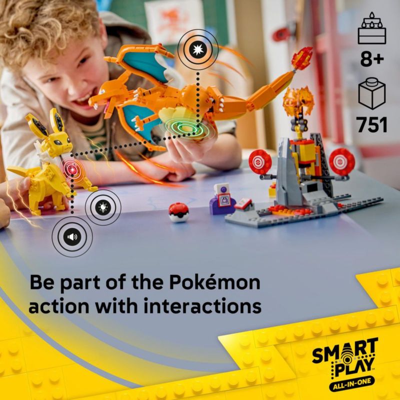 LEGO Pokémon SMART Play: Charizard vs. Jolteon – Batalla Definitiva 72167