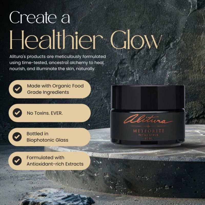 Exfoliante facial Alitura 60 ml Perla y Meteorito