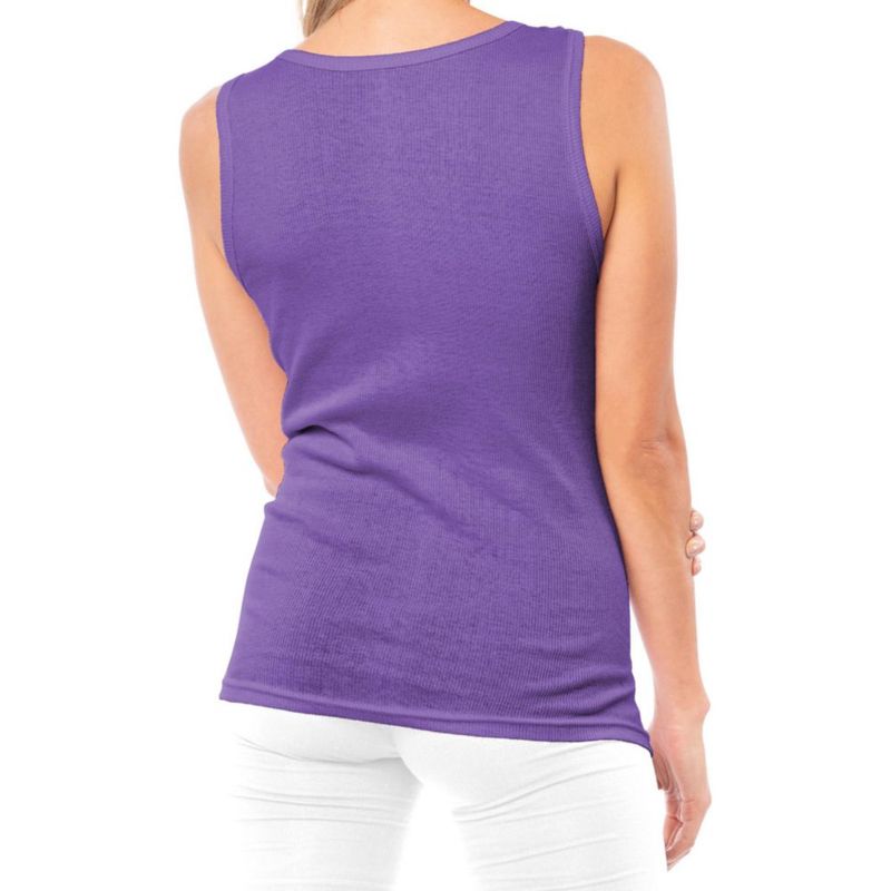 Top sin mangas Sexy Basics 100 % algodón ribeteado multipack