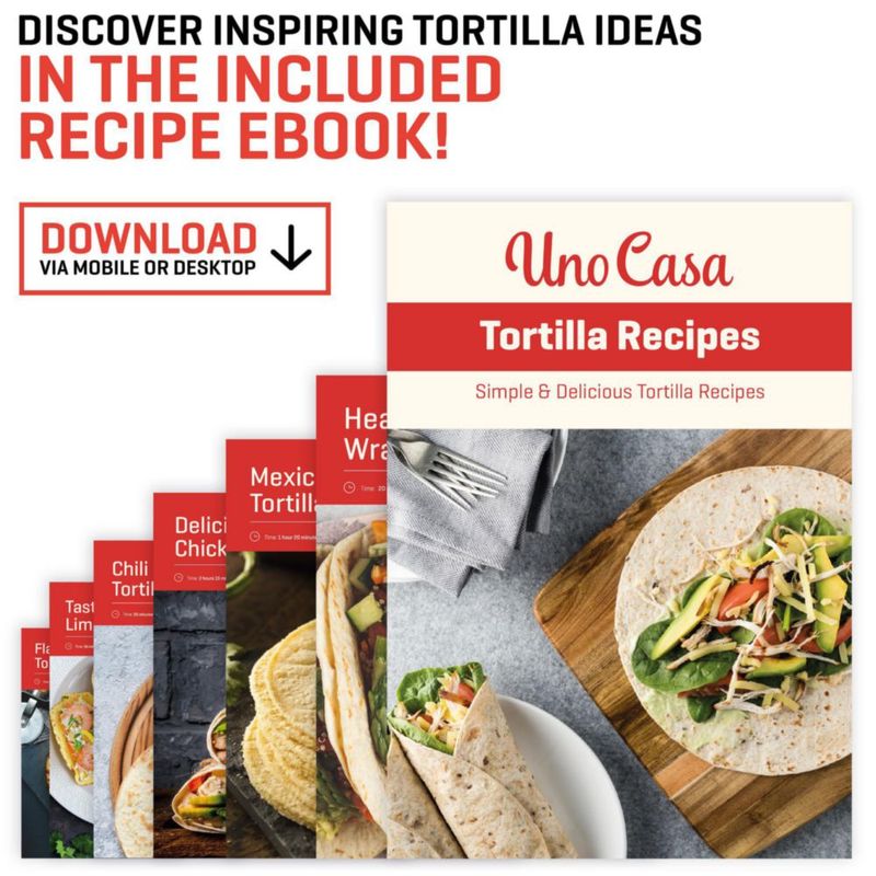 Prensa para Tortillas Uno Casa 20 cm con Calentador