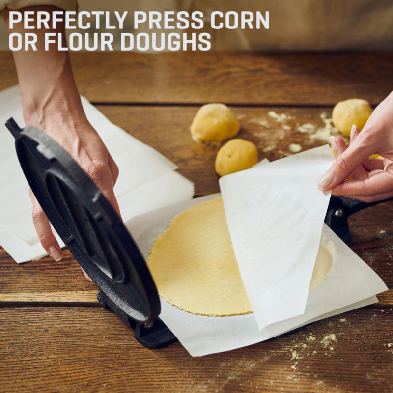Prensa para Tortillas Uno Casa 20 cm con Calentador