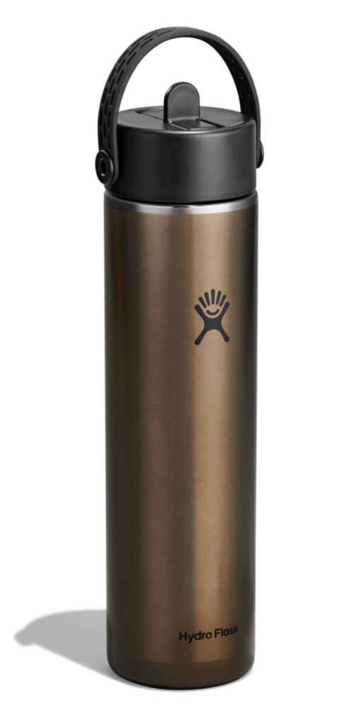 Botella de Agua Hydro Flask 680 ml Tapa de Sorbete Ancha Obsidian