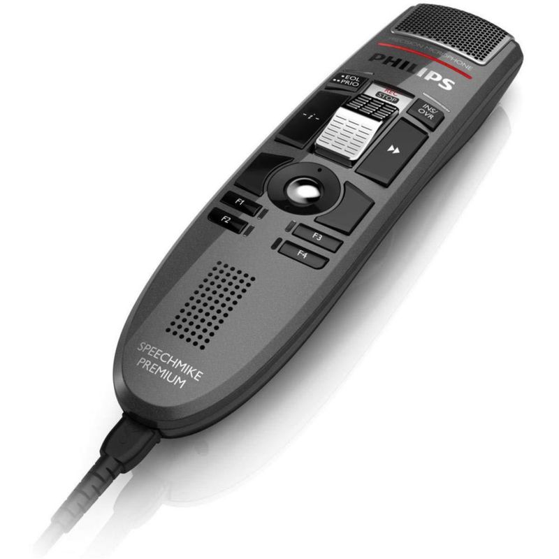 Micrófono PHILIPS SpeechMike LFH3510 USB con interruptor deslizante