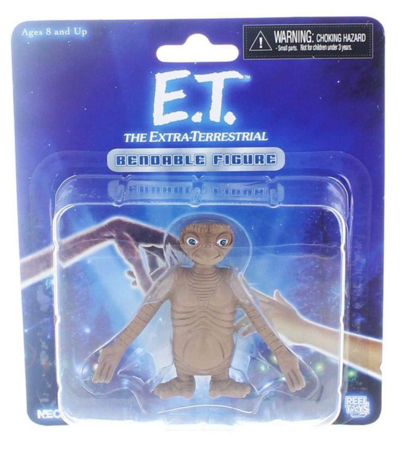 NECA Figura flexible de E.T. el Extraterrestre de Steven Spielberg