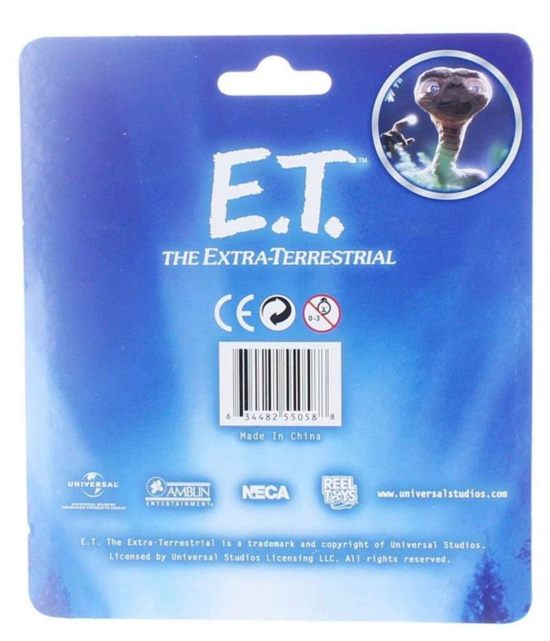 NECA Figura flexible de E.T. el Extraterrestre de Steven Spielberg