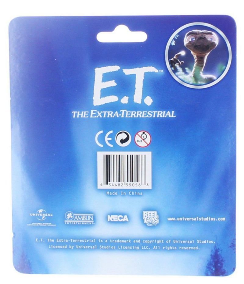 NECA Figura flexible de E.T. el Extraterrestre de Steven Spielberg