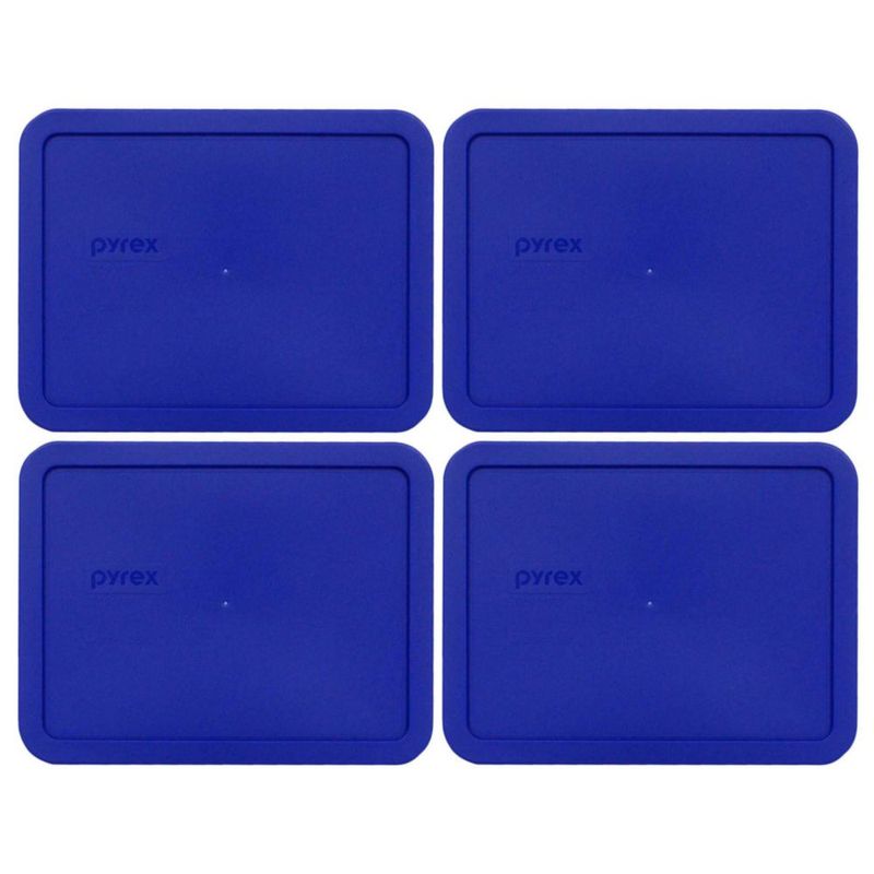 Tapa para Recipiente Pyrex Pack de 4 Azul Cobalto Fabricada en EE. UU.