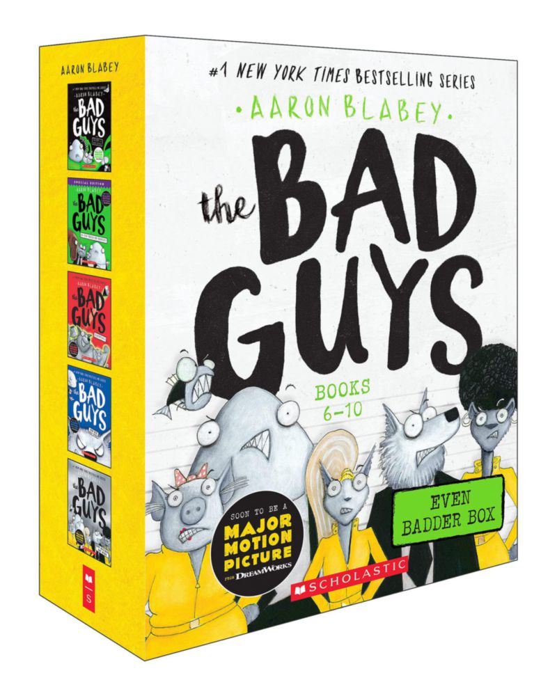Colección en caja de Scholastic The Bad Guys #6-10