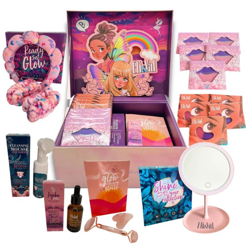 Caja de Regalo ELI&VAL Spa para Chicas Preadolescentes – Kit de Cumpleaños