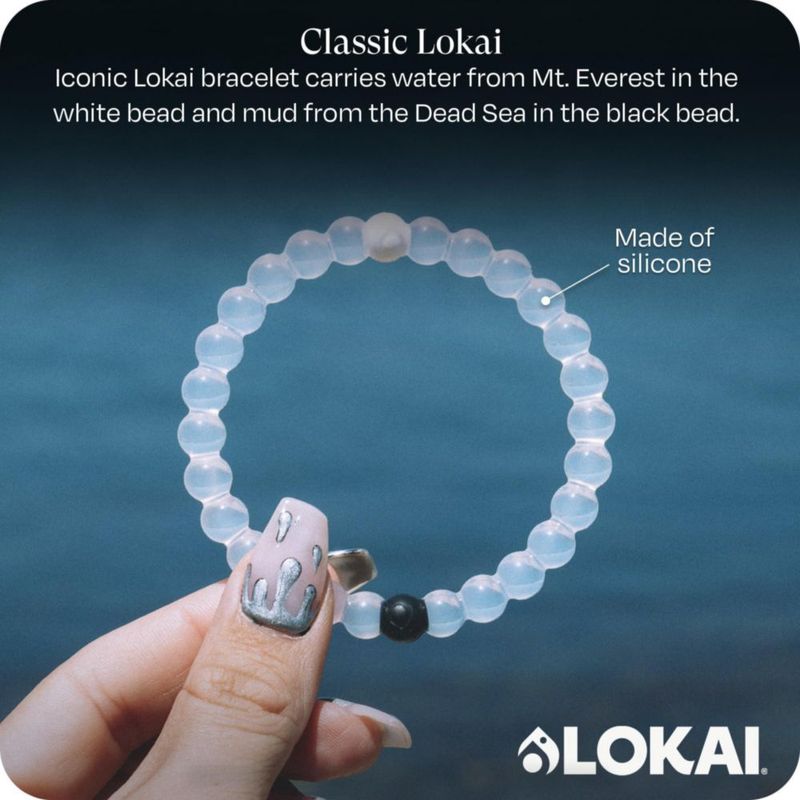 Pulsera Lokai Classic Transparente Talla Grande 177 cm