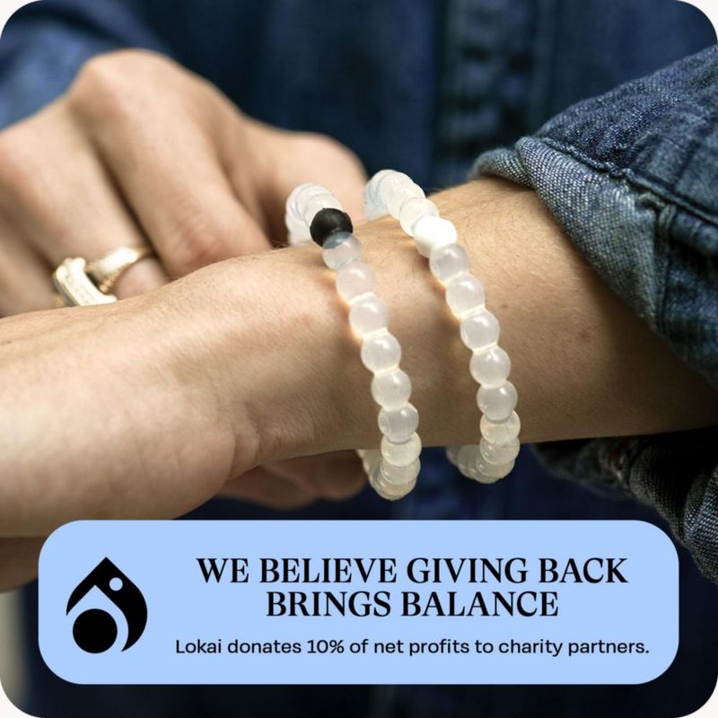 Pulsera Lokai Classic Transparente Talla Grande 177 cm