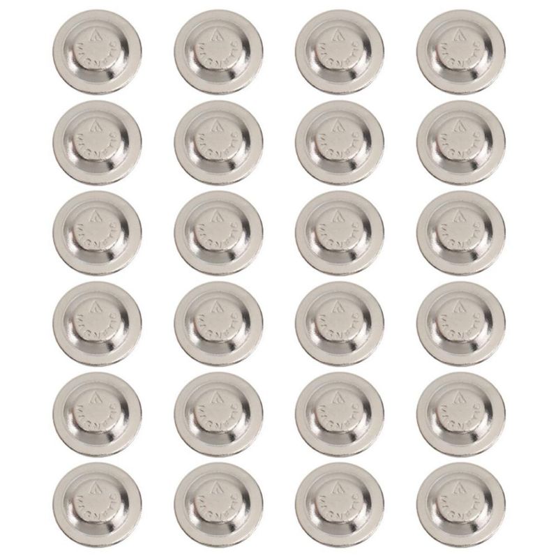 Healiffy – Broches magnéticos redondos de 17 cm paquete de 24 unidades