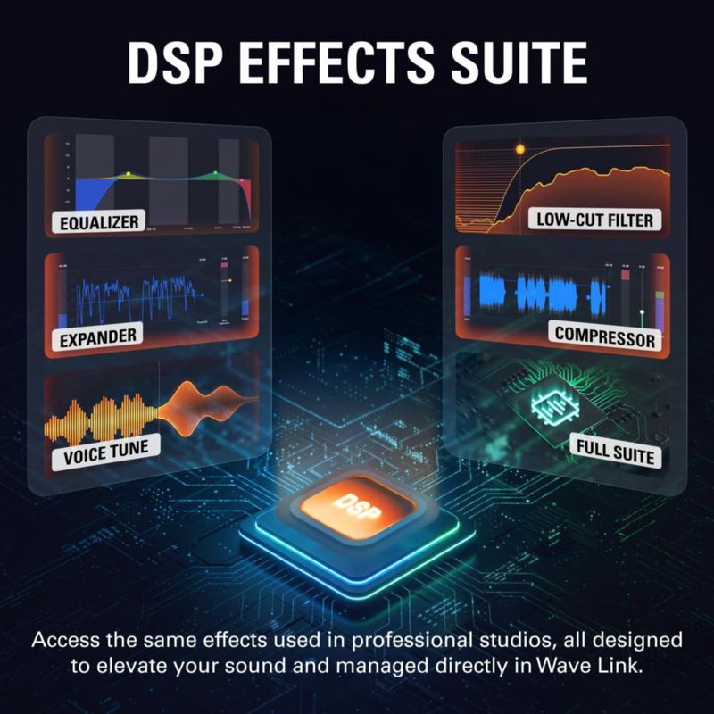 Micrófono Elgato Wave:3 MK.2 USB con efectos DSP