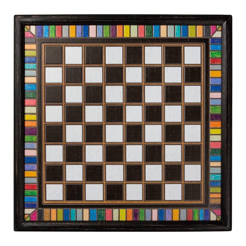 Juego de Damas Primitives de Kathy 41 cm – Decoración de Pared de Madera