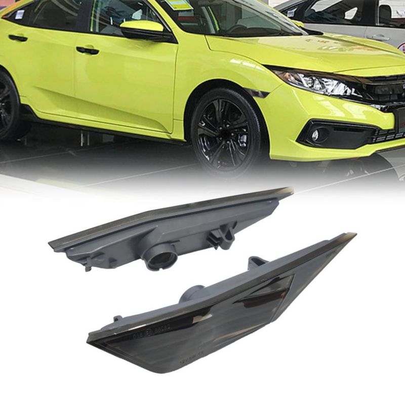 Luces de posición laterales LED ahumadas Venyeeda para Honda Civic 2016‑2021