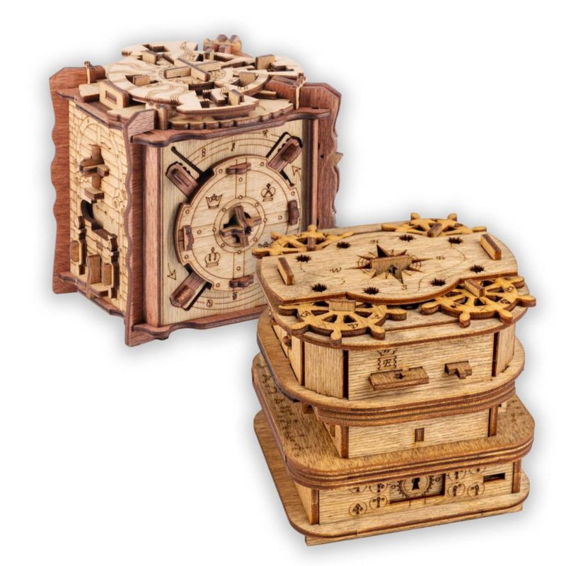 Caja de Rompecabezas iDventure Davy Jones 11x11x12 cm 3D