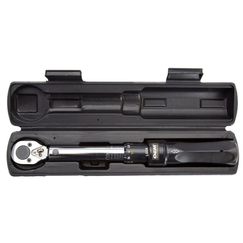 Llave de torsión OEMTOOLS 3/8" 25-113 kg estilo clic