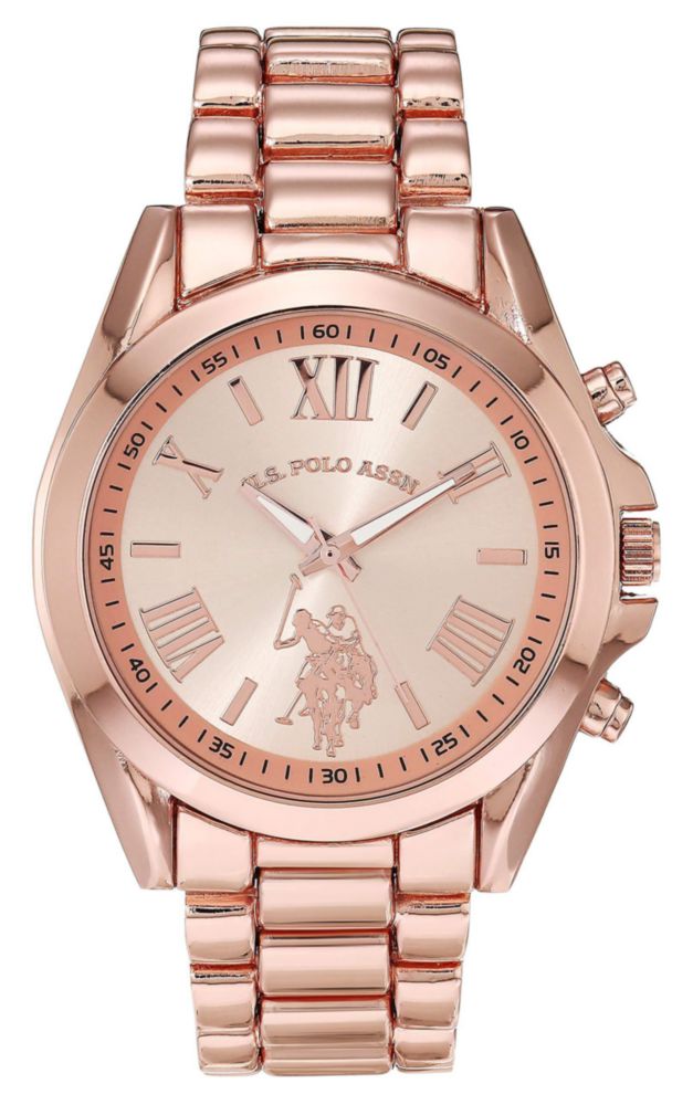 Reloj Accutime de Oro Rosa Cronógrafo de Cuarzo
