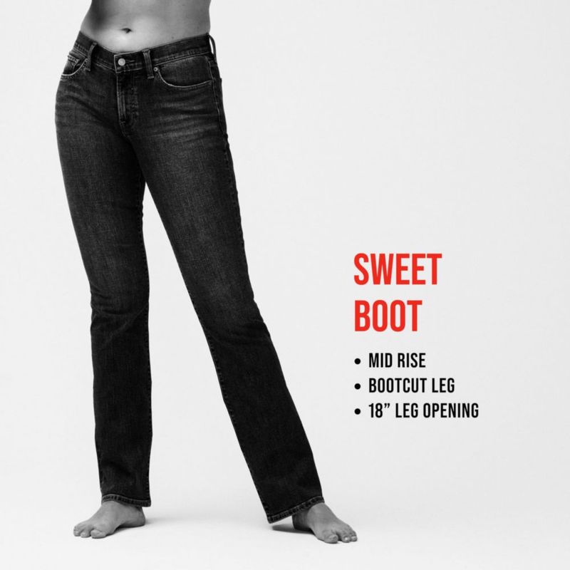 PANTALONES Lucky Brand 29x32 de talle medio y corte acampanado