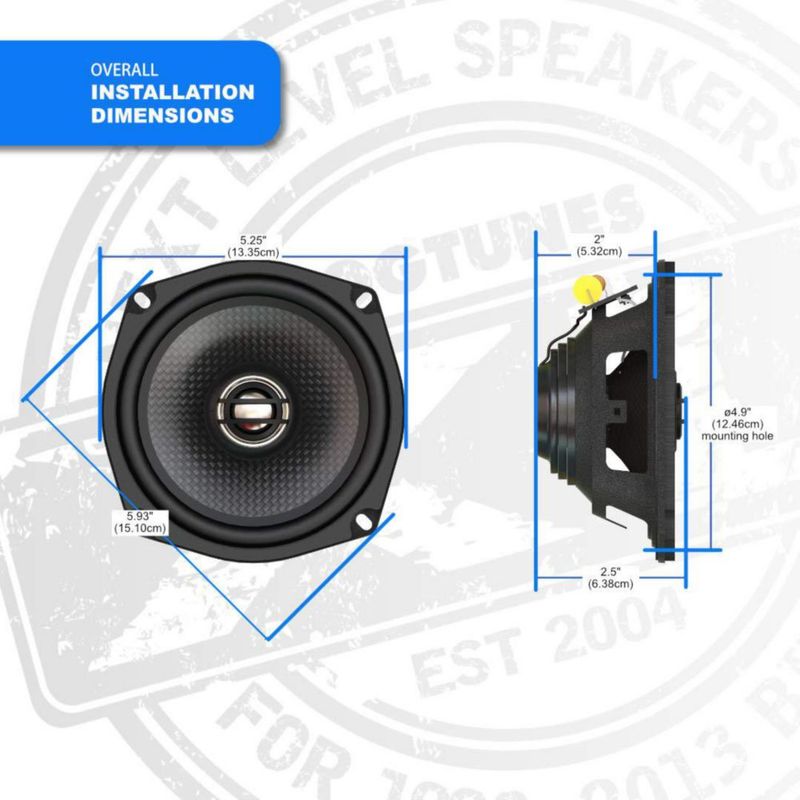 Parlantes Hogtunes XL Series 5.25" Pack de 2