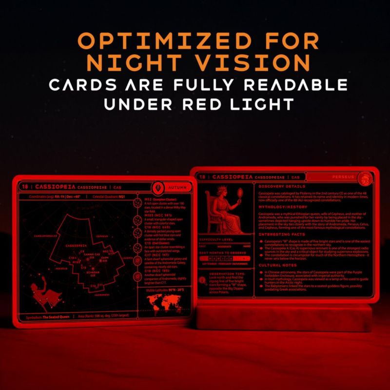 Tarjetas Didácticas COSMIC SHARDS Constelaciones - Baraja de 88 Cartas