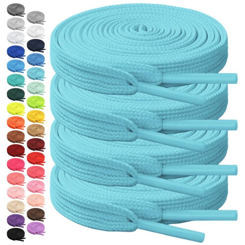 Cordones Planos de Poliéster Calafu 60‑200 cm – Duraderos y que no se desatan
