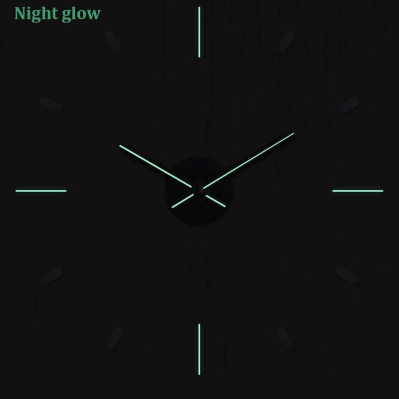 Reloj de Pared Presentime 56 cm Sin Marco DIY que Brilla