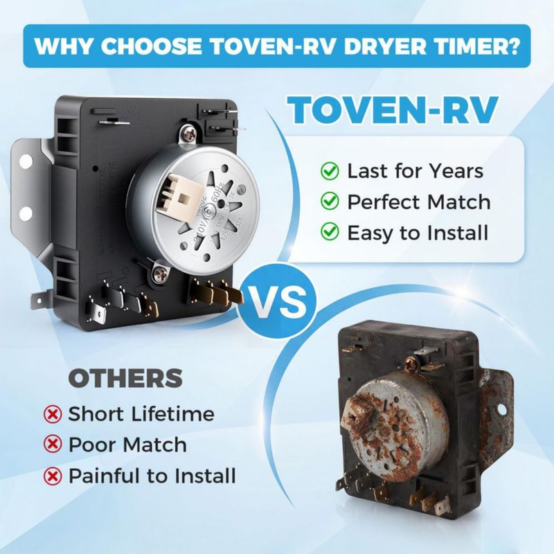 Temporizador para Secadora TOVEN-RV 230V 60Hz con Garantía de 2 Años