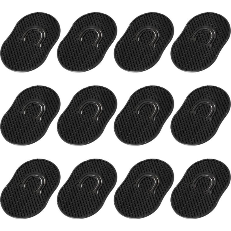 Peine de mano Boao 93 x 63 cm negro – paquete de 12