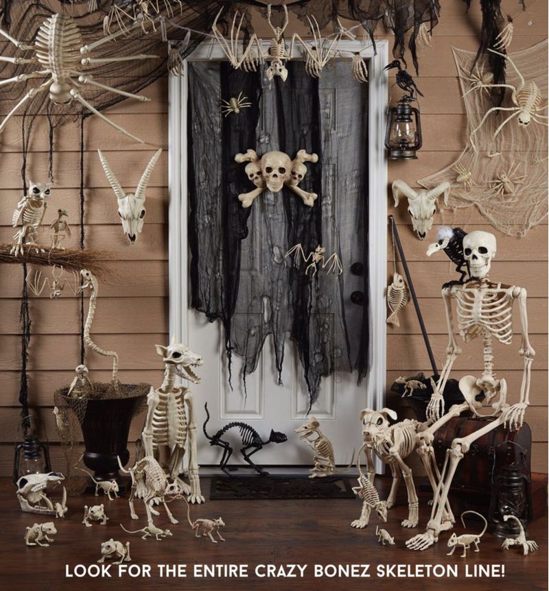 Escultura animada Crazy Bonez 15 cm con luz y sonido