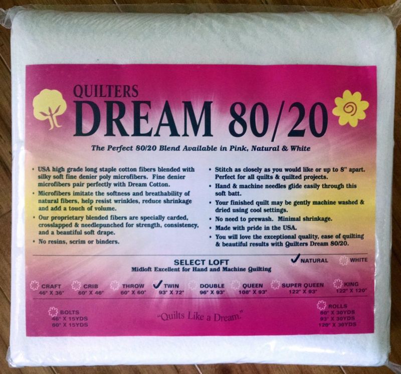 Manta Quilter's Dream 80/20 Twin 236 cm x 183 cm