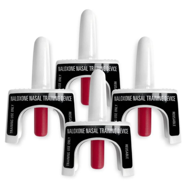 Paquete de demostración de 4 dispositivos de entrenamiento NaloxKit para Naloxona
