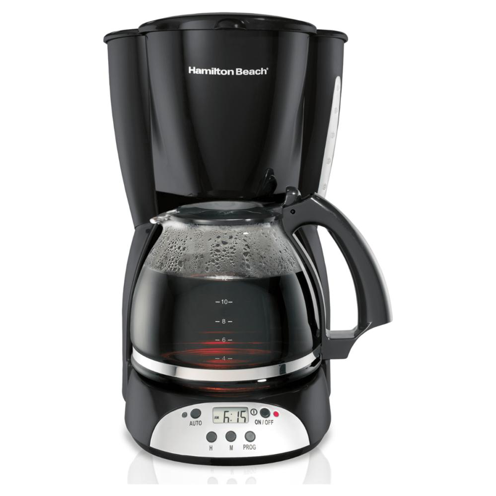 Cafetera Hamilton Beach 49316R Para 12 Tazas Negra -Alb | Elektra