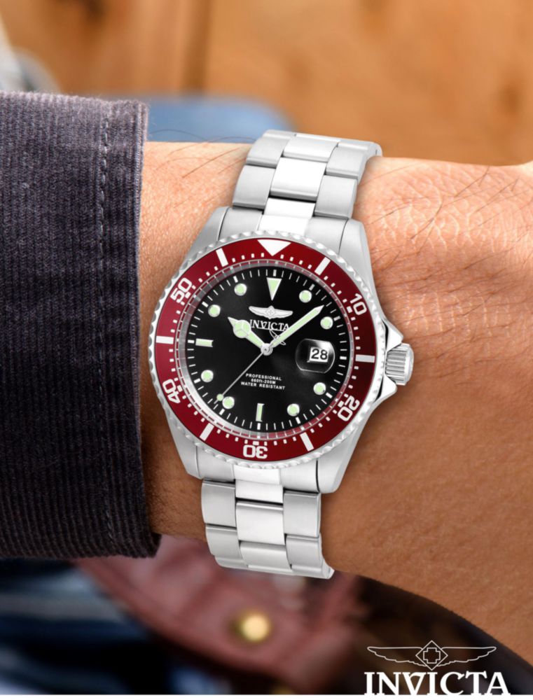 Reloj Invicta para Hombre 22020 Pro Diver con Esfera Analógica y Cuarzo Plateado