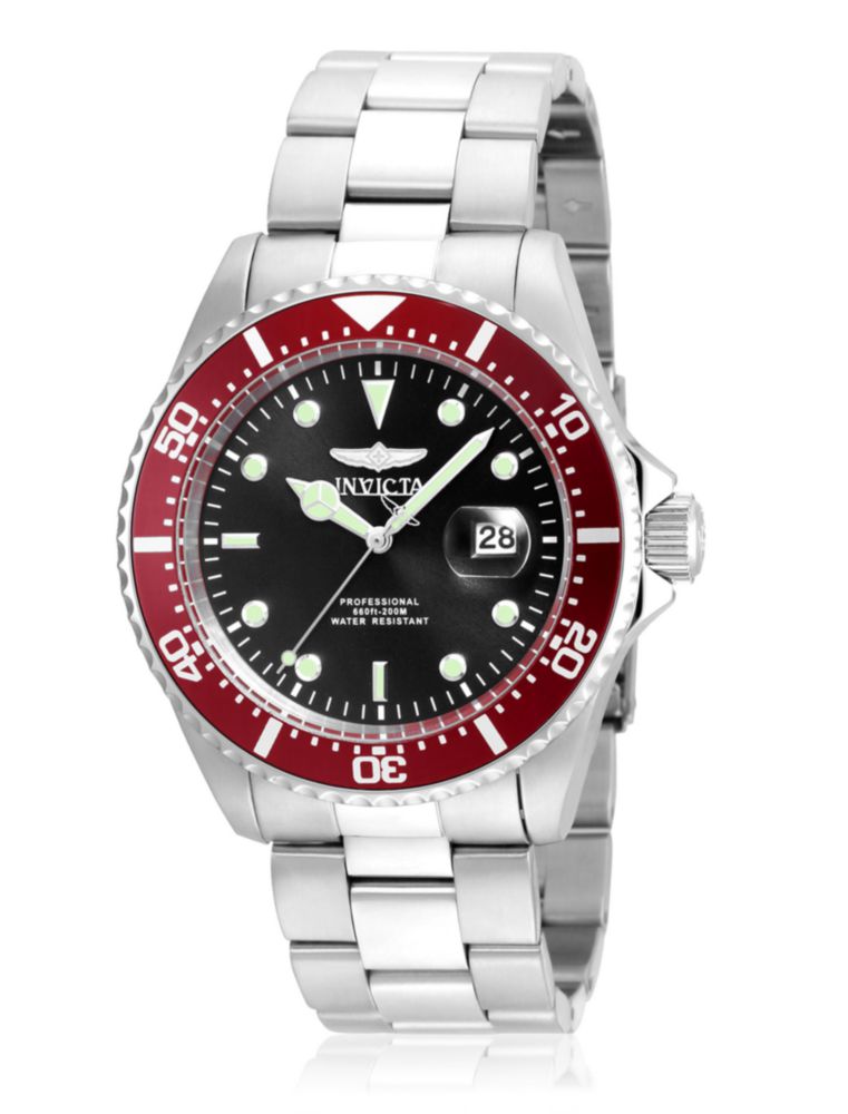 Reloj Invicta para Hombre 22020 Pro Diver con Esfera Analógica y Cuarzo Plateado